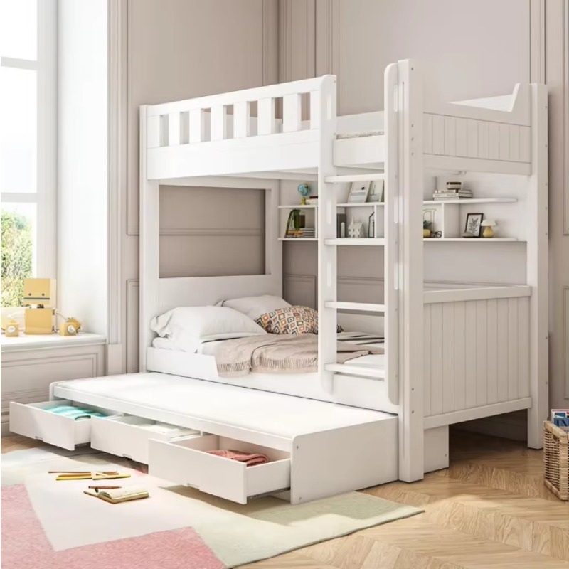 Slaapkamermeubilair Kinderbed  - Bunk Bed With Stairs And Slide recensie en prijs