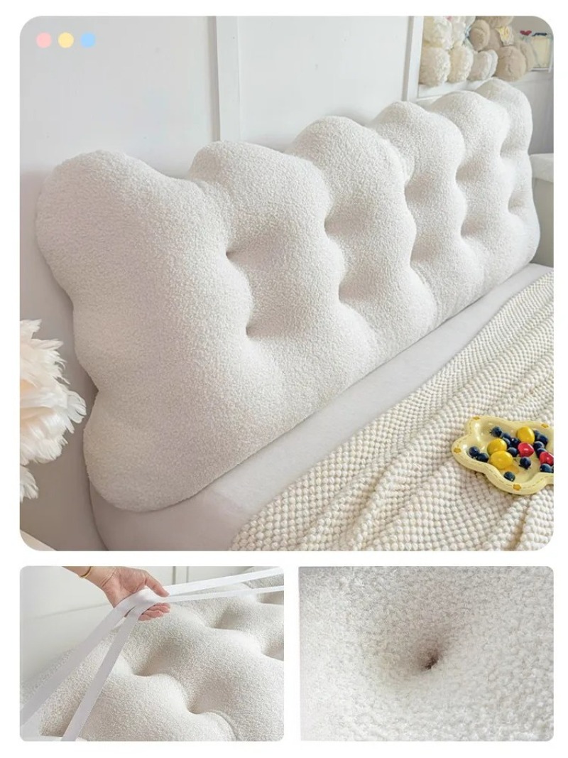 90x50x15cm Teddy Fleece Hoofdb - Headboard Cushion Backrest Tatami recensie en prijs