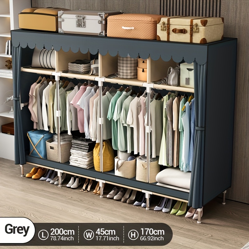 Draagbare kastorganizer met me - Wardrobe Closet Portable Fabric Cover recensie en prijs