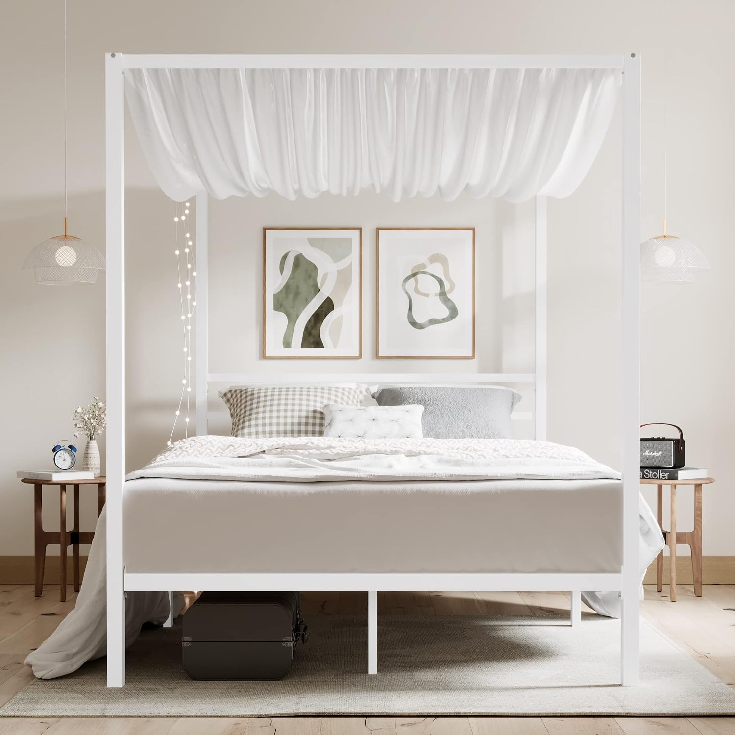 Queen Metal Canopy Bed Frame H - Canopy Bed Frame Metal Queen recensie en prijs