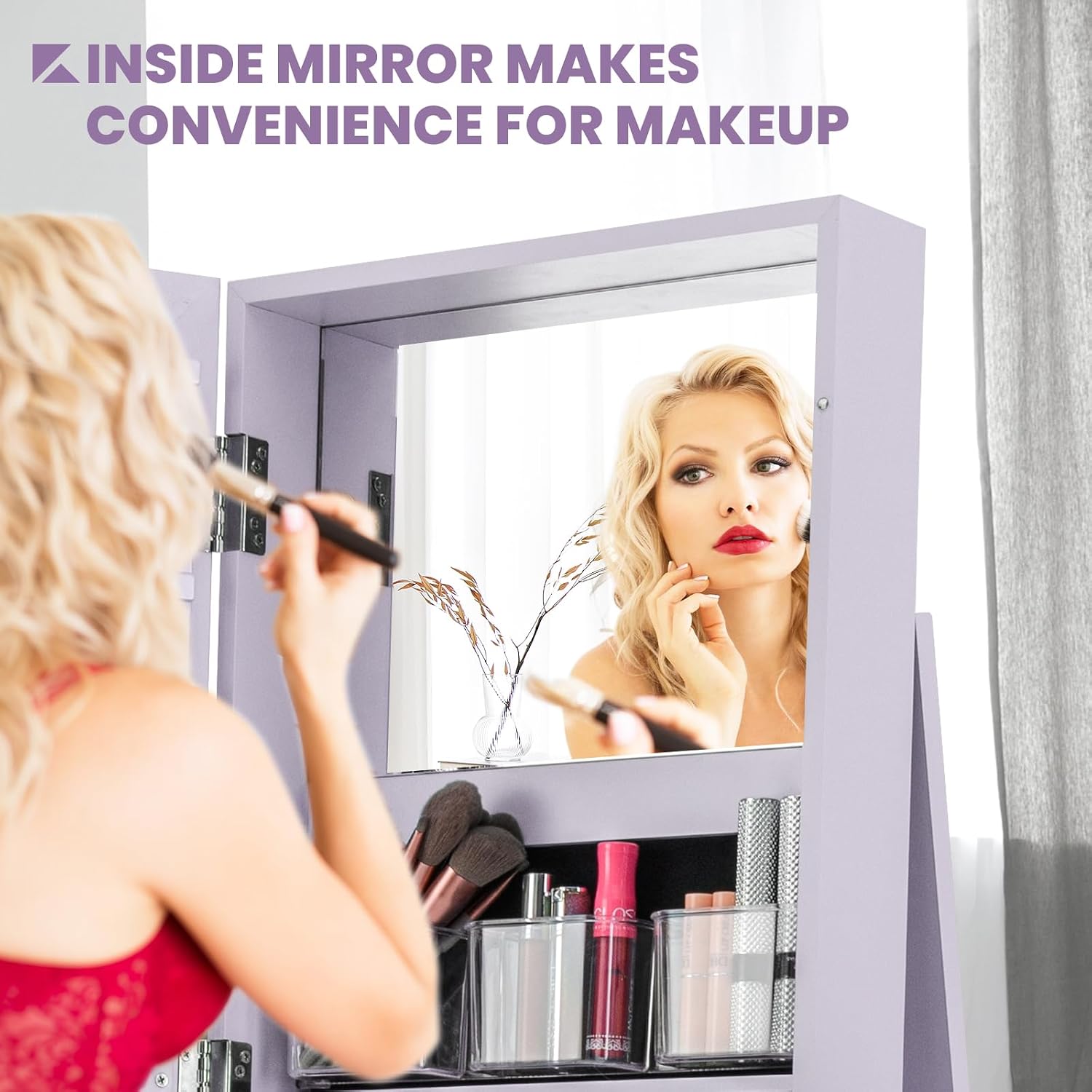 360 graden draaibare sieradenk - Full Length Mirror Jewelry Armoire recensie en prijs