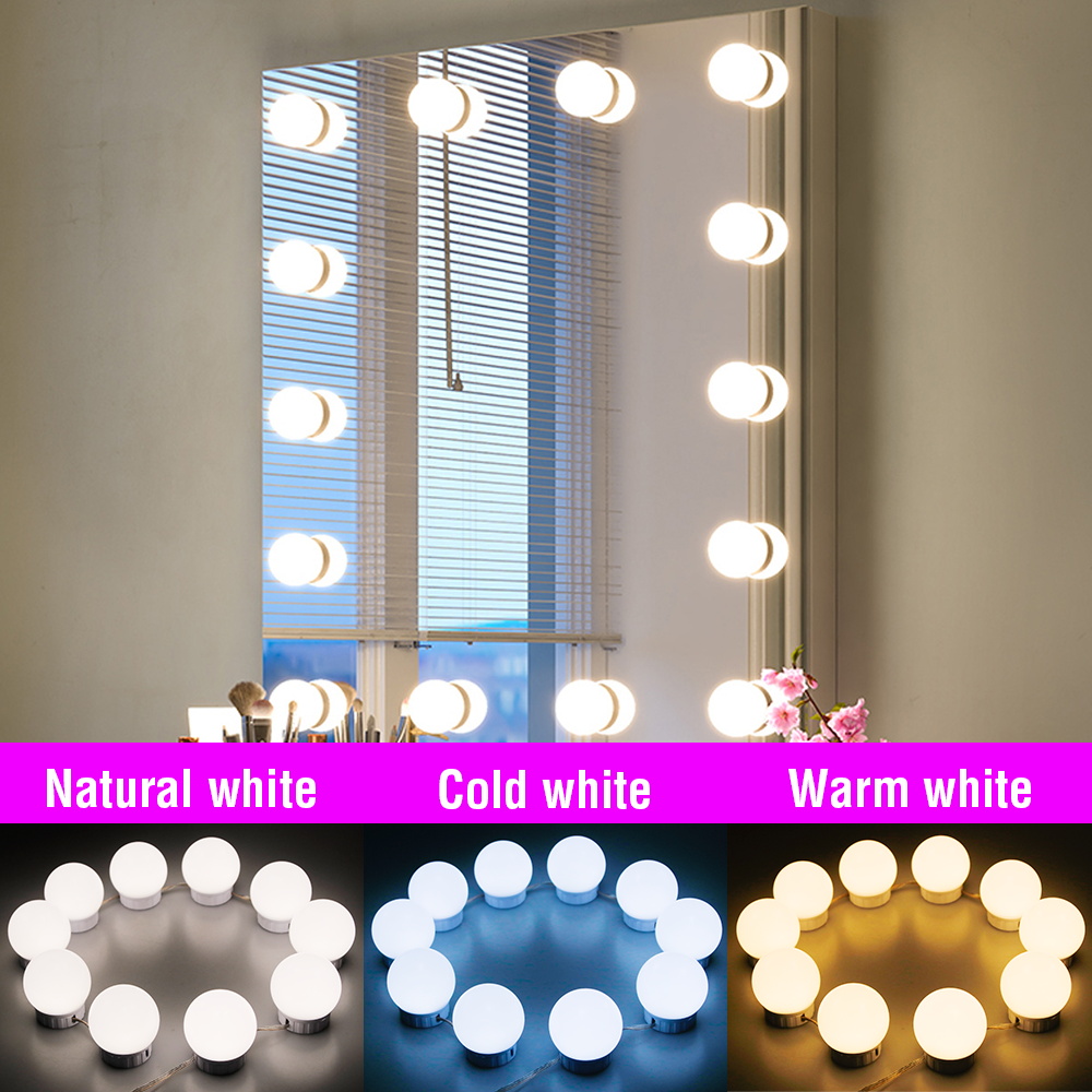 USB LED-spiegelverlichting voo - Dressing Table Vanity With Lighted Mirror recensie en prijs