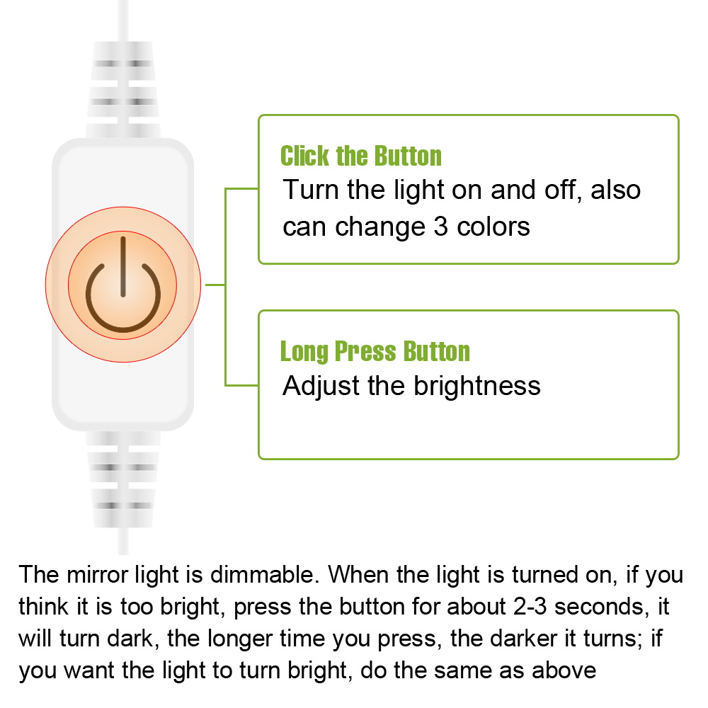USB LED-spiegelverlichting voo - Dressing Table Vanity With Lighted Mirror recensie en prijs