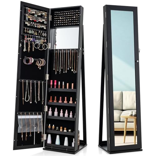 Sieradenkast met 62 inch hoge, - Full Length Mirror Jewelry Armoire recensie en prijs