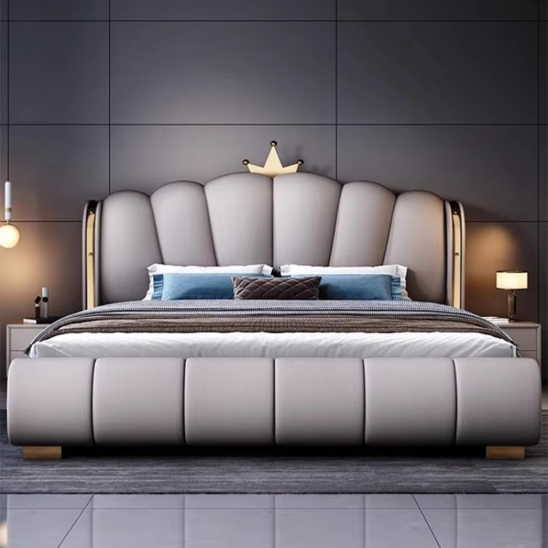 Modern, luxe houten slaapkamer - King Size Bed Frame With Storage Drawers recensie en prijs