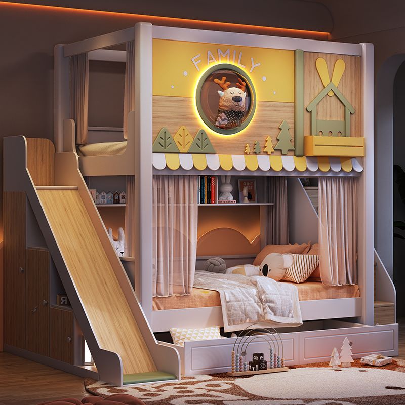 Modern kinderstapelbed met bos - Bunk Bed With Stairs And Slide recensie en prijs