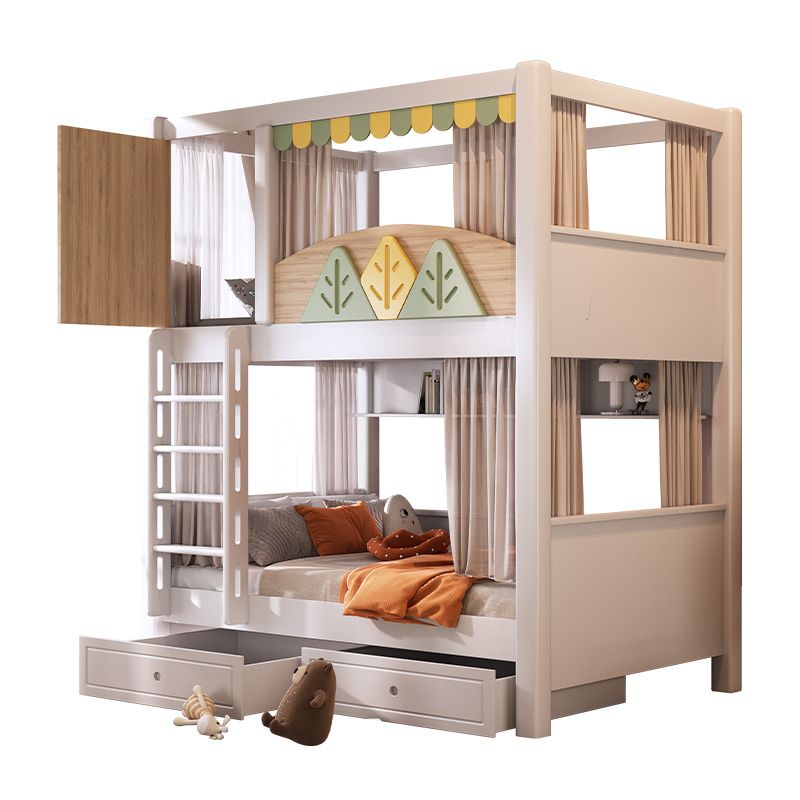 Modern kinderstapelebed met th - Bunk Bed With Stairs And Slide recensie en prijs