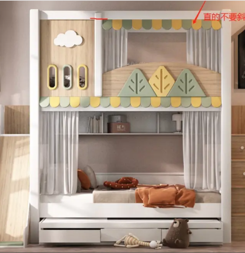 Modern kinderstapelebed met th - Bunk Bed With Stairs And Slide recensie en prijs
