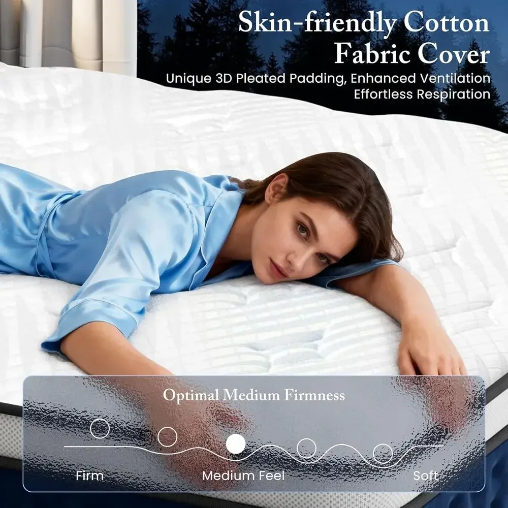 12 inch hybride matras queensi - Memory Foam Mattress In A Box Queen recensie en prijs