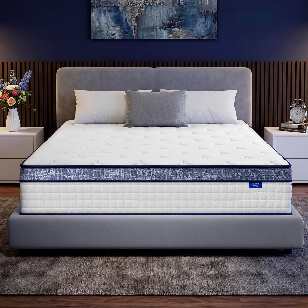 Queen-matras, 12 inch hybride  - Memory Foam Mattress In A Box Queen recensie en prijs