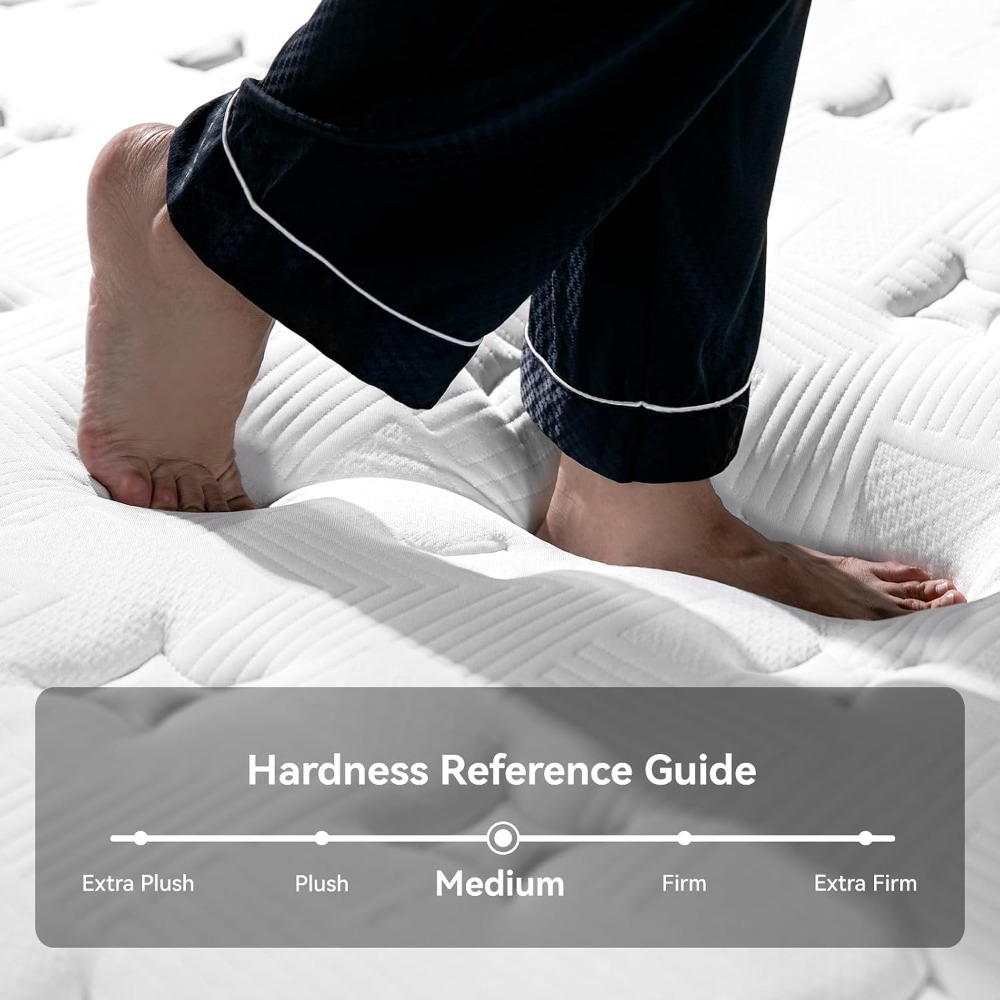 Queen-matras, 12 inch hybride  - Memory Foam Mattress In A Box Queen recensie en prijs