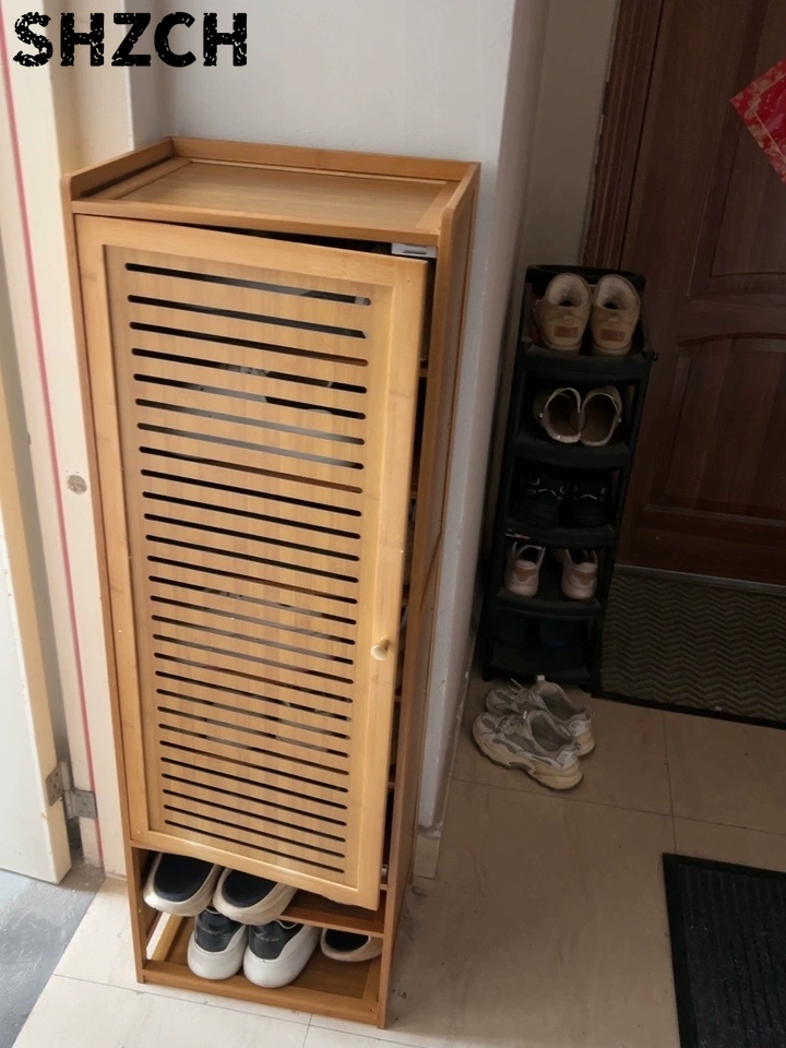 Nauwe kleine schoenenkast met  - Shoe Rack Cabinet Narrow Entryway recensie en prijs