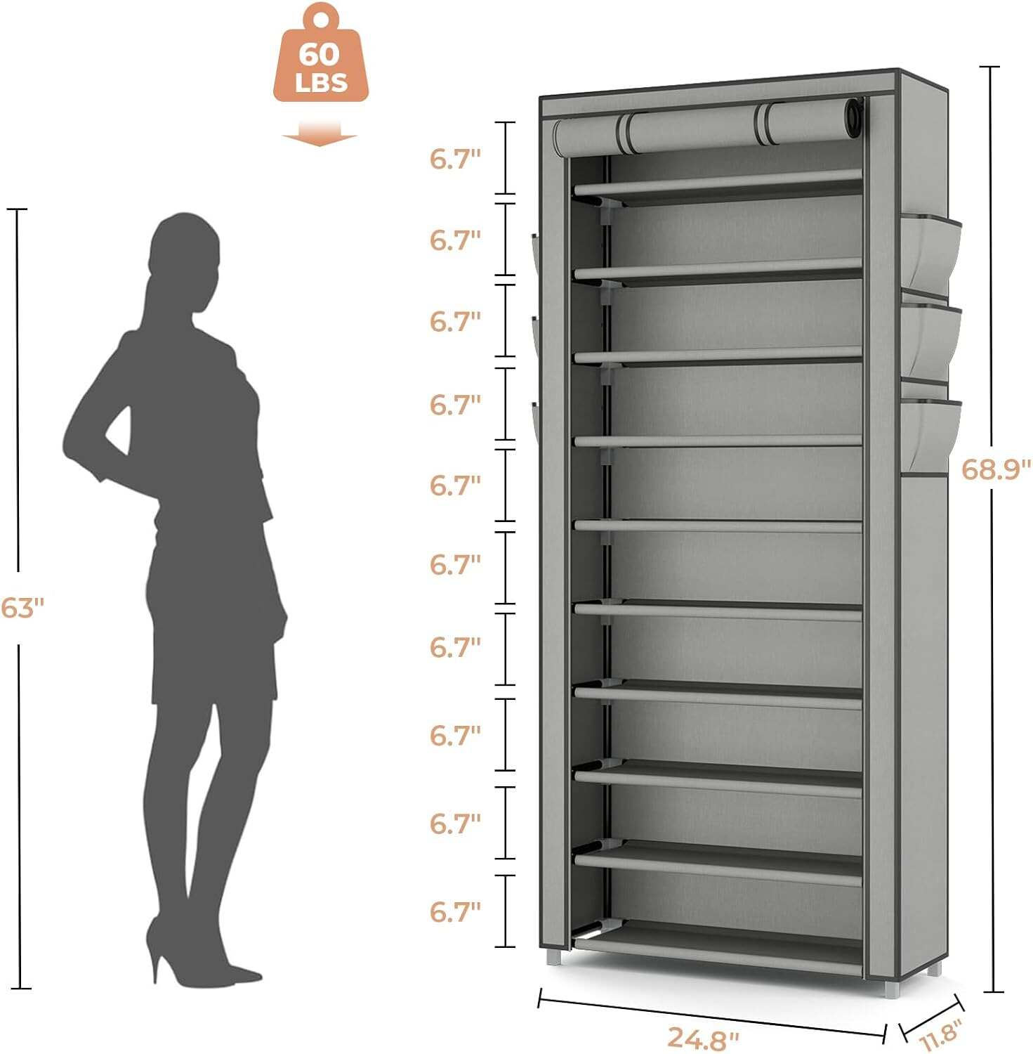 Verticale smalle schoenenrek o - Shoe Rack Cabinet Narrow Entryway recensie en prijs