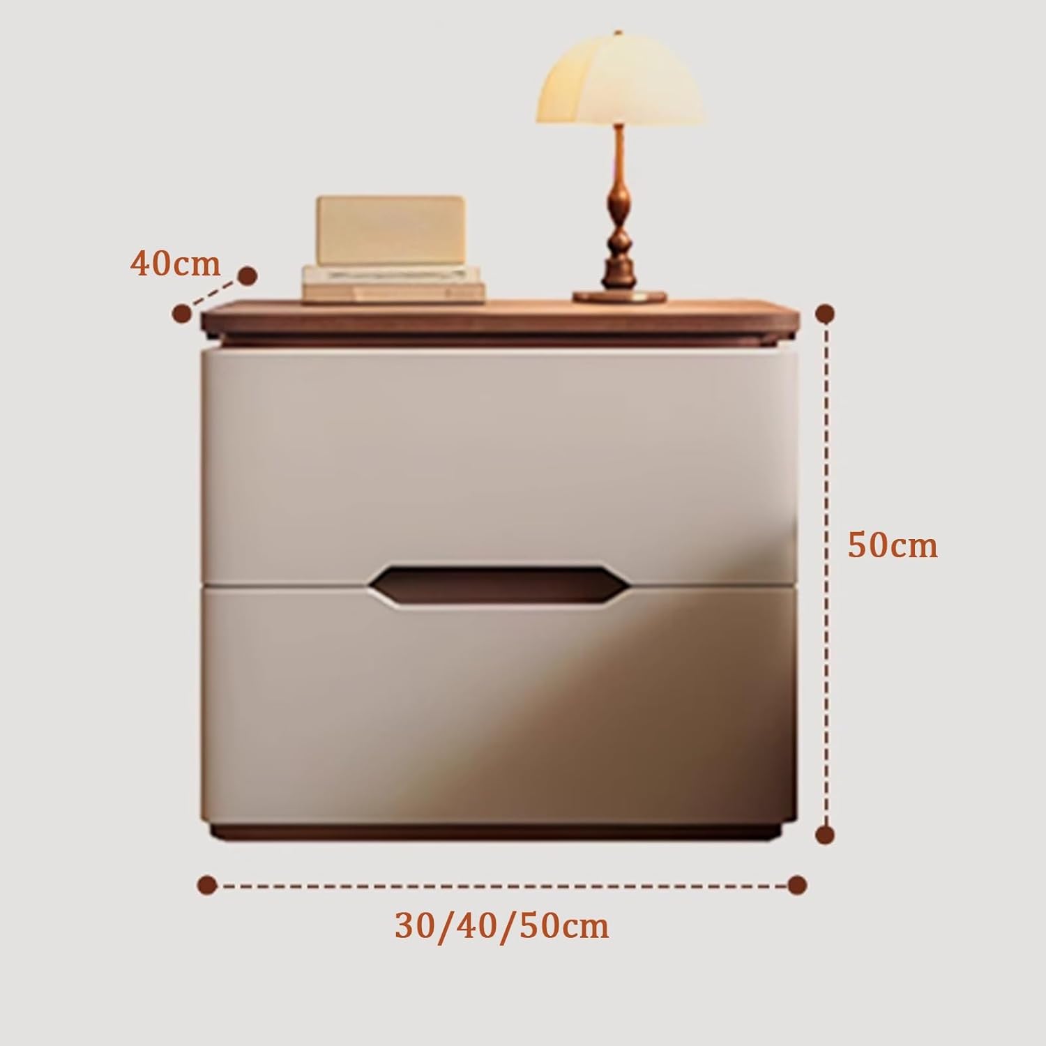 Nachtkastjes Slaapkamer, nacht - Solid Wood Nightstand 2 Drawers recensie en prijs